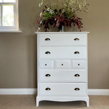 Load image into Gallery viewer, Stag Tallboy Chest of Drawers painted
