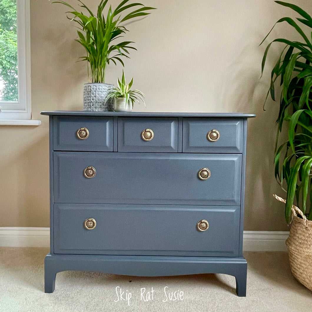 Stag chest of drawers