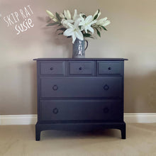 Load image into Gallery viewer, Stag Drawers Fully refurbished and Painted - Grey
