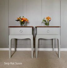 Load image into Gallery viewer, Pair of Stag Minstrel Bedside / Occasional Tables
